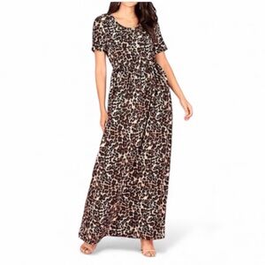 NEW•XL-2X•Sugared + Bronzed French Riviera Maxi Dress With Pockets